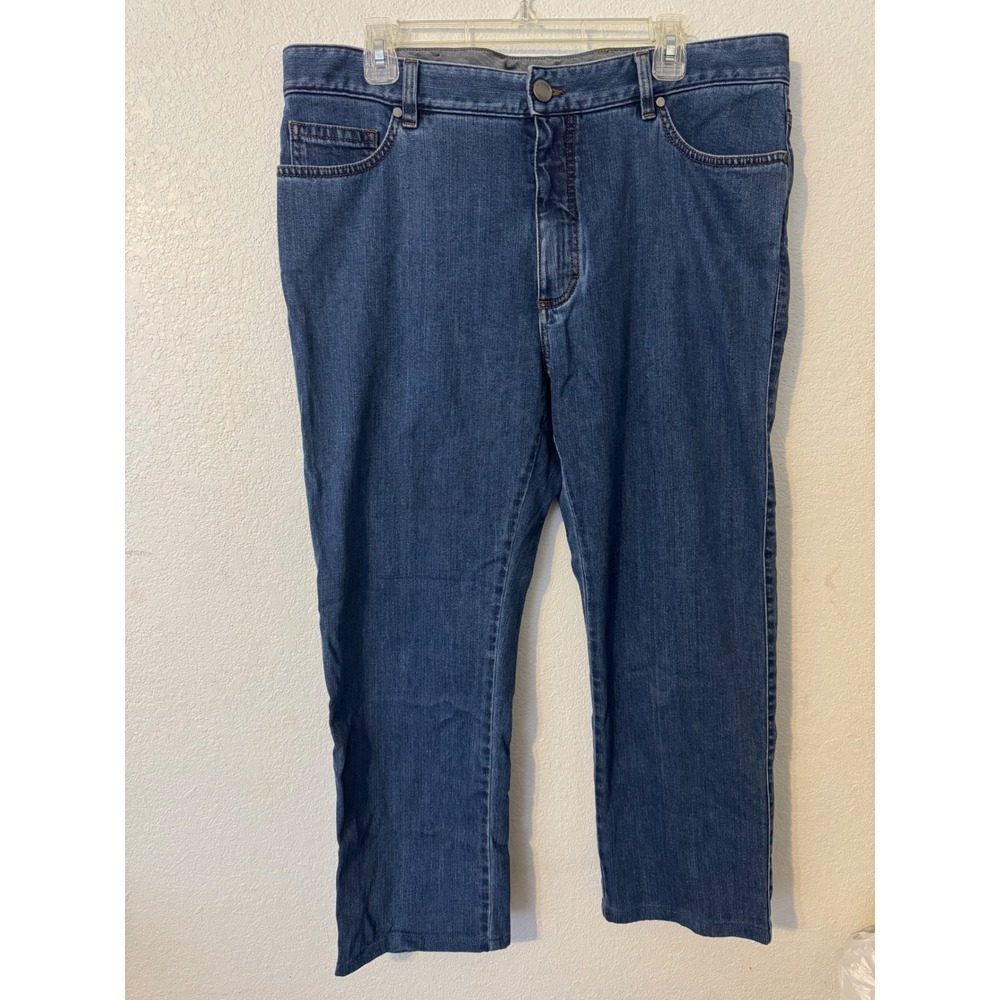 Ermenegildo Zegna Denim Jeans Mens Size 38 Cotton Blend Straight Leg